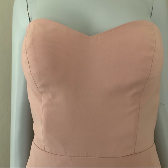 JENNY YOO Kylie Whipped Apricot Crepe De Chine Bridesmaid Dress - Picture 10 of 16